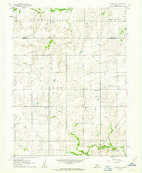 Western SE Nebraska Historical topographic map, 1:24000 scale, 7.5 X 7.5 Minute, Year 1961