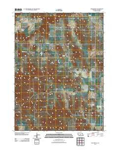 Westerville Nebraska Historical topographic map, 1:24000 scale, 7.5 X 7.5 Minute, Year 2011