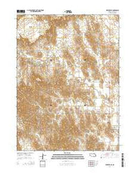 Westerville Nebraska Current topographic map, 1:24000 scale, 7.5 X 7.5 Minute, Year 2014