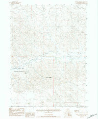 Whistle Creek NW Nebraska Historical topographic map, 1:24000 scale, 7.5 X 7.5 Minute, Year 1983