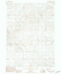 Whistle Creek SE Nebraska Historical topographic map, 1:24000 scale, 7.5 X 7.5 Minute, Year 1983