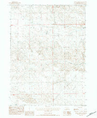 Whistle Creek SW Nebraska Historical topographic map, 1:24000 scale, 7.5 X 7.5 Minute, Year 1983