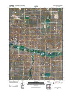 Whistle Creek NE Nebraska Historical topographic map, 1:24000 scale, 7.5 X 7.5 Minute, Year 2011