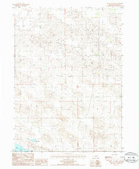 White Cap Hill Nebraska Historical topographic map, 1:24000 scale, 7.5 X 7.5 Minute, Year 1985