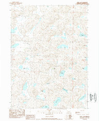 White Lake Nebraska Historical topographic map, 1:24000 scale, 7.5 X 7.5 Minute, Year 1989