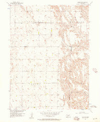 White NE Nebraska Historical topographic map, 1:24000 scale, 7.5 X 7.5 Minute, Year 1956