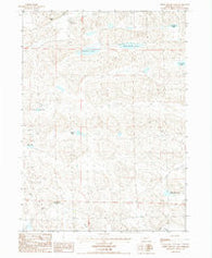 White Willow Lake Nebraska Historical topographic map, 1:24000 scale, 7.5 X 7.5 Minute, Year 1987
