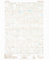 White Willow Lake Nebraska Historical topographic map, 1:24000 scale, 7.5 X 7.5 Minute, Year 1987