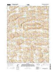 White Willow Lake Nebraska Current topographic map, 1:24000 scale, 7.5 X 7.5 Minute, Year 2014