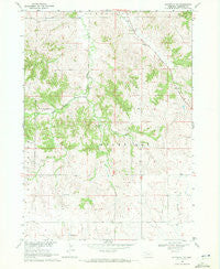 Whiteclay SE Nebraska Historical topographic map, 1:24000 scale, 7.5 X 7.5 Minute, Year 1969