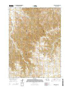 Whiteclay SW Nebraska Current topographic map, 1:24000 scale, 7.5 X 7.5 Minute, Year 2014