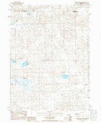Whitewater Lake Nebraska Historical topographic map, 1:24000 scale, 7.5 X 7.5 Minute, Year 1985