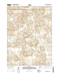 Whitewater Lake Nebraska Current topographic map, 1:24000 scale, 7.5 X 7.5 Minute, Year 2014