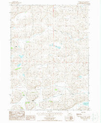 Whitman NW Nebraska Historical topographic map, 1:24000 scale, 7.5 X 7.5 Minute, Year 1987