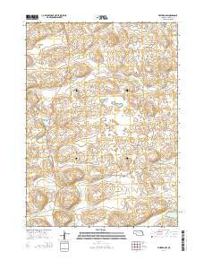 Whitman NW Nebraska Current topographic map, 1:24000 scale, 7.5 X 7.5 Minute, Year 2014
