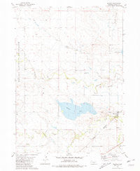 Whitney Nebraska Historical topographic map, 1:24000 scale, 7.5 X 7.5 Minute, Year 1980