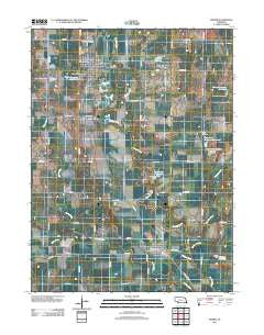 Wilber Nebraska Historical topographic map, 1:24000 scale, 7.5 X 7.5 Minute, Year 2011