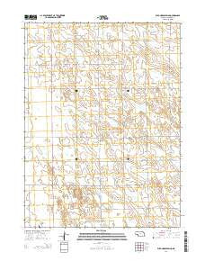 Wild Horse Spring Nebraska Current topographic map, 1:24000 scale, 7.5 X 7.5 Minute, Year 2014