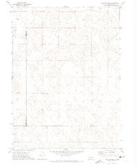 Williams Ranch Nebraska Historical topographic map, 1:24000 scale, 7.5 X 7.5 Minute, Year 1971