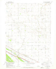 Willow Island Nebraska Historical topographic map, 1:24000 scale, 7.5 X 7.5 Minute, Year 1970