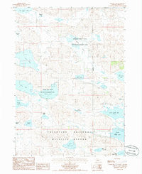 Willow Lake Nebraska Historical topographic map, 1:24000 scale, 7.5 X 7.5 Minute, Year 1985