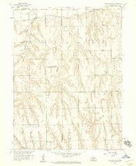 Wilsonville NW Nebraska Historical topographic map, 1:24000 scale, 7.5 X 7.5 Minute, Year 1958
