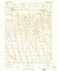 Wilsonville Nebraska Historical topographic map, 1:24000 scale, 7.5 X 7.5 Minute, Year 1957