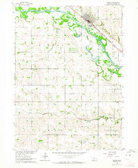Wisner Nebraska Historical topographic map, 1:24000 scale, 7.5 X 7.5 Minute, Year 1963
