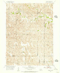 Wolbach NE Nebraska Historical topographic map, 1:24000 scale, 7.5 X 7.5 Minute, Year 1954