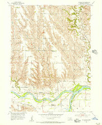 Wolbach SW Nebraska Historical topographic map, 1:24000 scale, 7.5 X 7.5 Minute, Year 1955