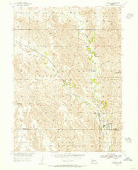 Wolbach Nebraska Historical topographic map, 1:24000 scale, 7.5 X 7.5 Minute, Year 1954