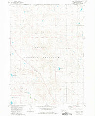 Wolf Butte Nebraska Historical topographic map, 1:24000 scale, 7.5 X 7.5 Minute, Year 1980