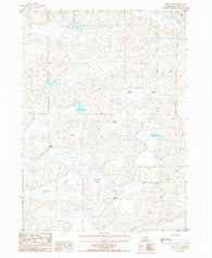 Wolf Lake Nebraska Historical topographic map, 1:24000 scale, 7.5 X 7.5 Minute, Year 1987