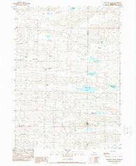 Wolford Valley Nebraska Historical topographic map, 1:24000 scale, 7.5 X 7.5 Minute, Year 1989