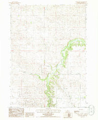 Wood Lake NE Nebraska Historical topographic map, 1:24000 scale, 7.5 X 7.5 Minute, Year 1985