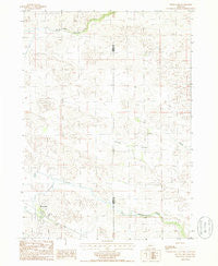 Wood Lake Nebraska Historical topographic map, 1:24000 scale, 7.5 X 7.5 Minute, Year 1985