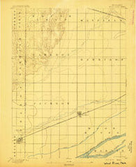 Wood River Nebraska Historical topographic map, 1:62500 scale, 15 X 15 Minute, Year 1895
