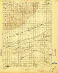 Wood River Nebraska Historical topographic map, 1:125000 scale, 30 X 30 Minute, Year 1896