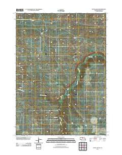 Wood Lake NE Nebraska Historical topographic map, 1:24000 scale, 7.5 X 7.5 Minute, Year 2011