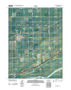 Wood River Nebraska Historical topographic map, 1:24000 scale, 7.5 X 7.5 Minute, Year 2011
