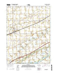 Wood River Nebraska Current topographic map, 1:24000 scale, 7.5 X 7.5 Minute, Year 2014