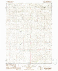 Wright Valley NE Nebraska Historical topographic map, 1:24000 scale, 7.5 X 7.5 Minute, Year 1985