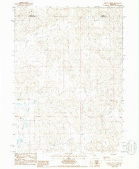 Wright Valley Nebraska Historical topographic map, 1:24000 scale, 7.5 X 7.5 Minute, Year 1985