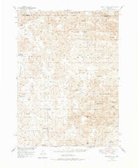 Wright Valley Nebraska Historical topographic map, 1:62500 scale, 15 X 15 Minute, Year 1949