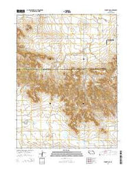 Wright Gap Nebraska Current topographic map, 1:24000 scale, 7.5 X 7.5 Minute, Year 2014