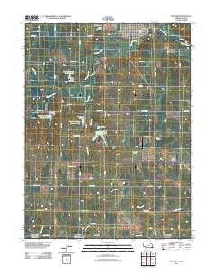 Wymore Nebraska Historical topographic map, 1:24000 scale, 7.5 X 7.5 Minute, Year 2011