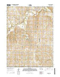 Wymore Nebraska Current topographic map, 1:24000 scale, 7.5 X 7.5 Minute, Year 2014