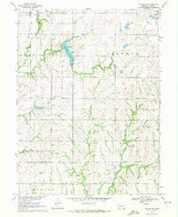 Wymore NE Nebraska Historical topographic map, 1:24000 scale, 7.5 X 7.5 Minute, Year 1970