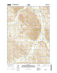 Wynot Nebraska Current topographic map, 1:24000 scale, 7.5 X 7.5 Minute, Year 2014