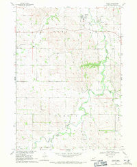 Wynot Nebraska Historical topographic map, 1:24000 scale, 7.5 X 7.5 Minute, Year 1968